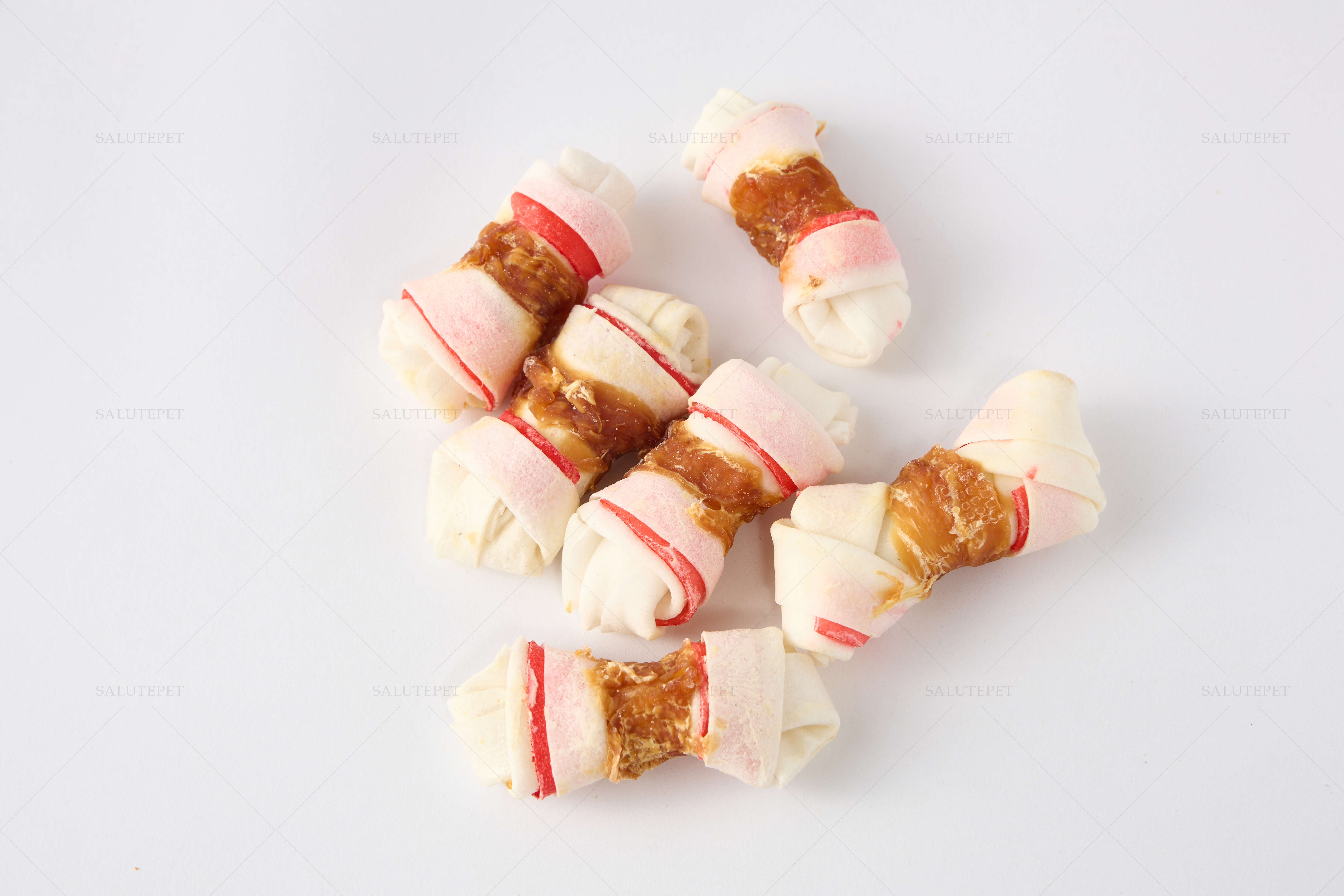 Chicken Wrapped Beefhide-Knot Bone: ST-A07