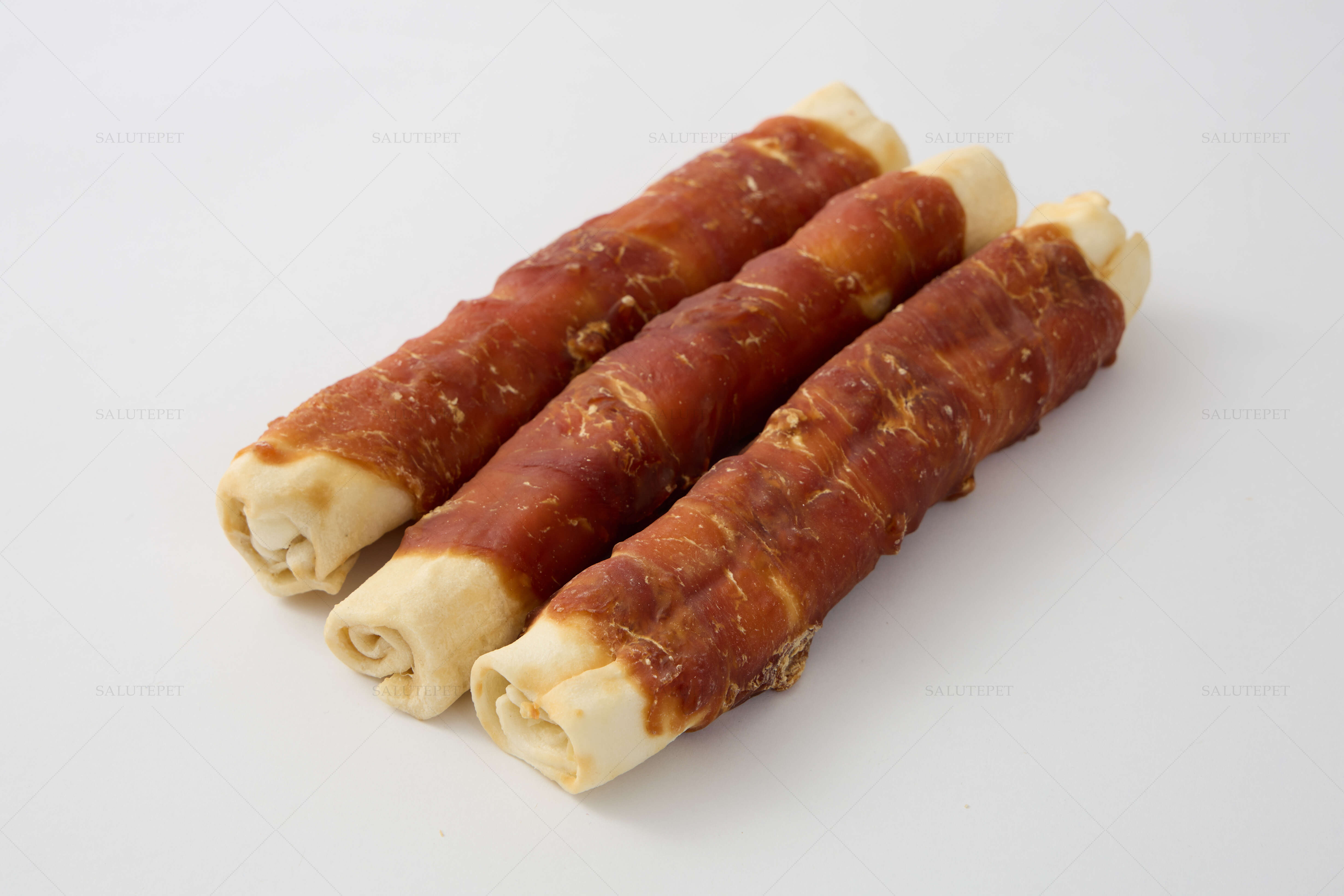 Duck Wrapped Beefhide-Bull Stick: ST-A14